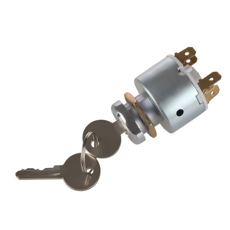 DURAFORCE Wire Ignition Starter Switch With 2 Keys 31973K4183 for Cars Motorcycles Boats