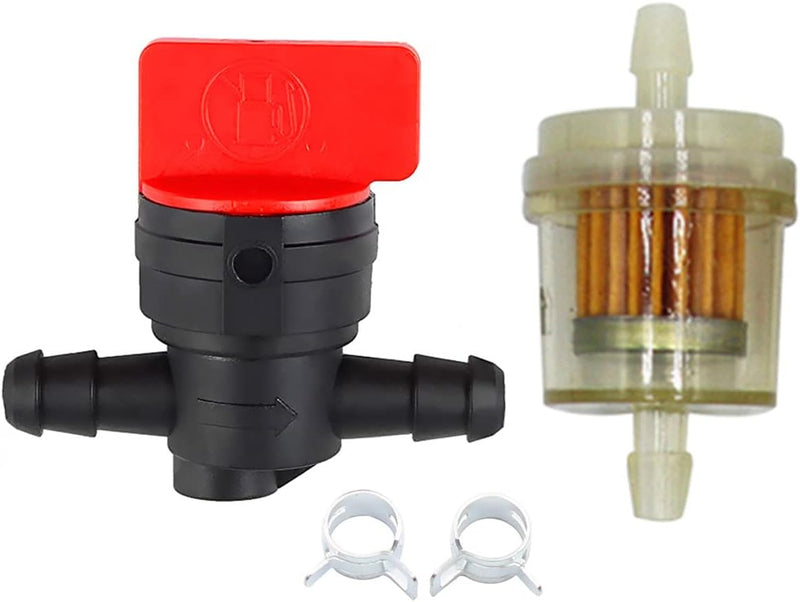 DURAFORCE 1/4" Fuel Filter Shut Off Valve for Mower Generators 697947 494768 698183