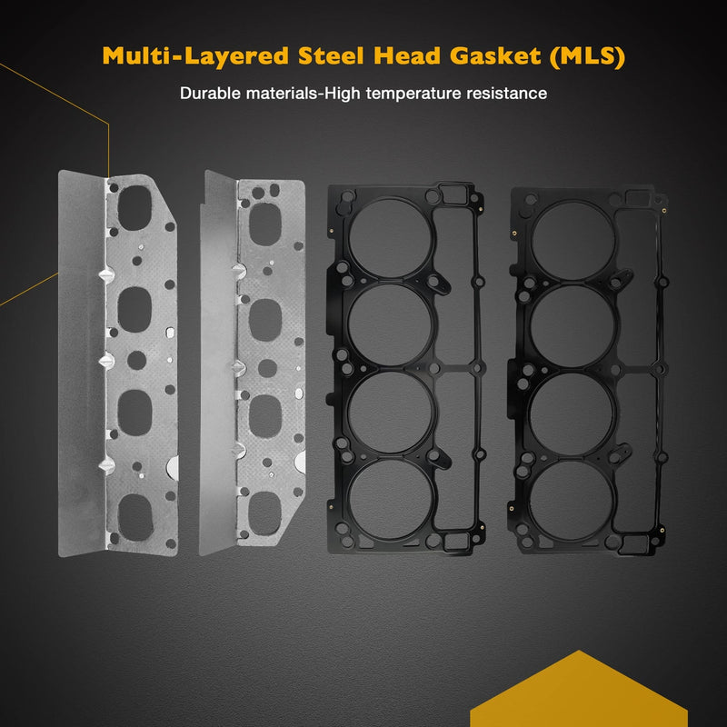 Full Cylinder Head Gasket Set for Dodge Ram Chrysler 300 Aspen Jeep 5.7L 2005 20