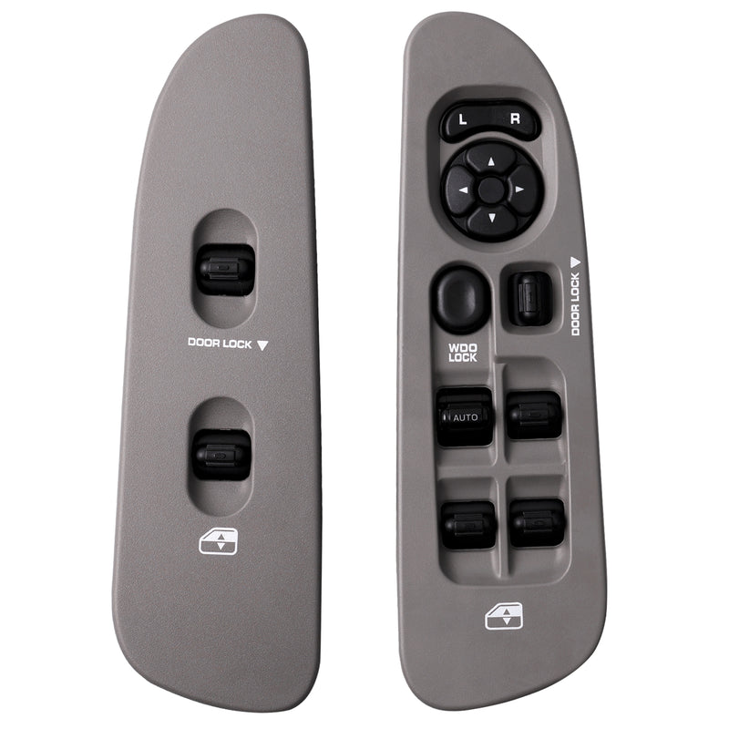 Power Window Door Lock Mirror Switch LH RH Bezel Set for Dodge Ram 1500 01 09
