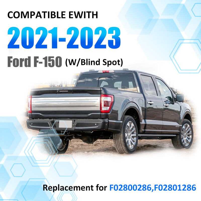 DURAFORCE For Ford F-150 2021 2022 2023 LED Rear Tail Light Lamp w/ Blind Spot Left Side