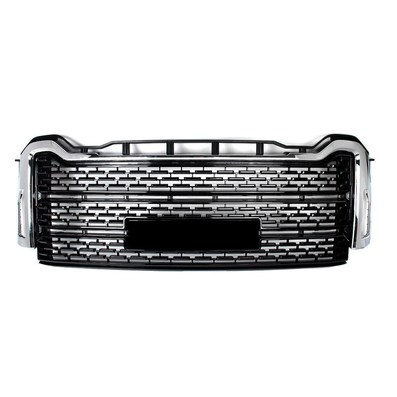 DURAFORCE Front Bumper Grille Black w/Chrome Trim Fit GMC Sierra 2500 HD/3500 HD 2020-2023