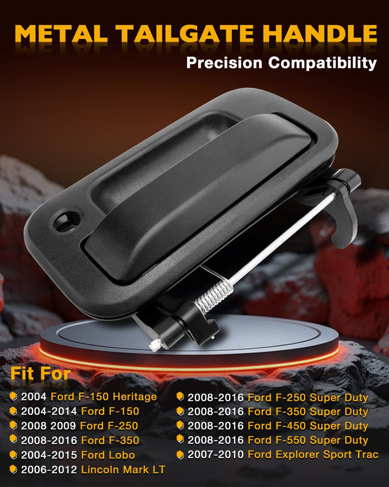 Metal Tailgate Handle Latch w Key Hole for Ford F150 F250 F350 Super Duty 04 16