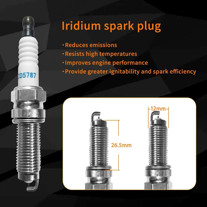 UF596 Ignition Coil Spark Plugs Pack For Toyota Corolla Prius Lexus 1.8L 4