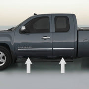 DURAFORCE Chrome Side Door Trim Rocker Panel Molding Package for Chevy Silverado 2007 2013