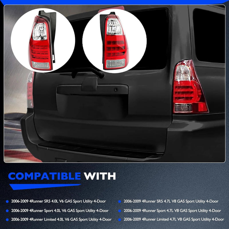 81551-35320 Rear Tail Light Assembly for Toyota 4Runner 2006-2009 Pair