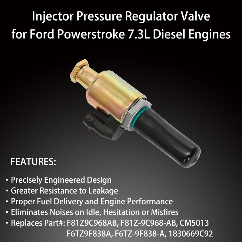 F81Z9C968AB IPR Valve with ICP Sensor Pigtail for Ford 7.3 Powerstroke F250 F350