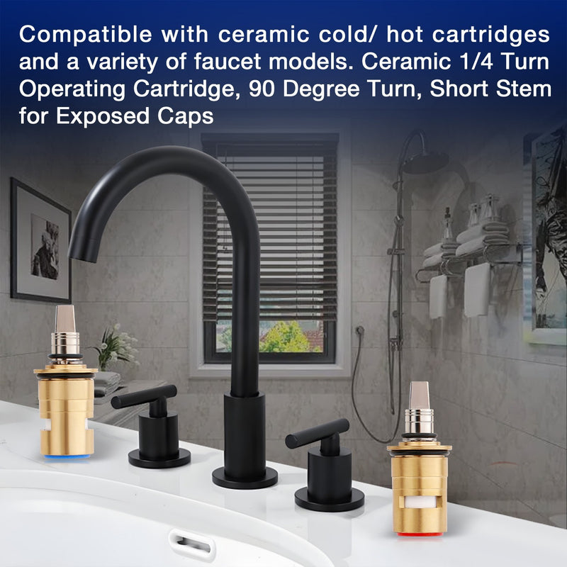 1099XKJKABNF 1100XKJKABNF Ceramic 1/4 Turn Cold and Hot Valve Cartridge Kit