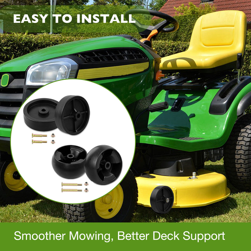 7340973 73404155 Lawn Mower Deck Roller Wheel Kit For Cub Cadet Craftsman 4pc