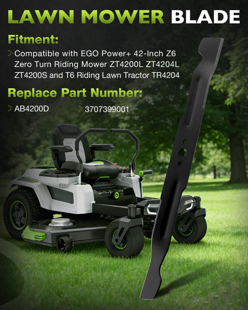 AB4200D 21 Inch Deck Blade For EGO Power Plus 42 Z6 Zero Turn Mower ZT4204L 2Pcs