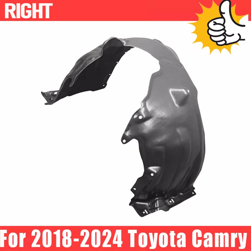 DURAFORCE For 2018-2024 Toyota Camry RH Passenger Side Front Fender Inner Liner 5387506280