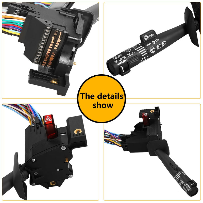 Turn Signal Windshield Wiper Hazard Cruise Switch for GMC Suburban C K 1500 2500
