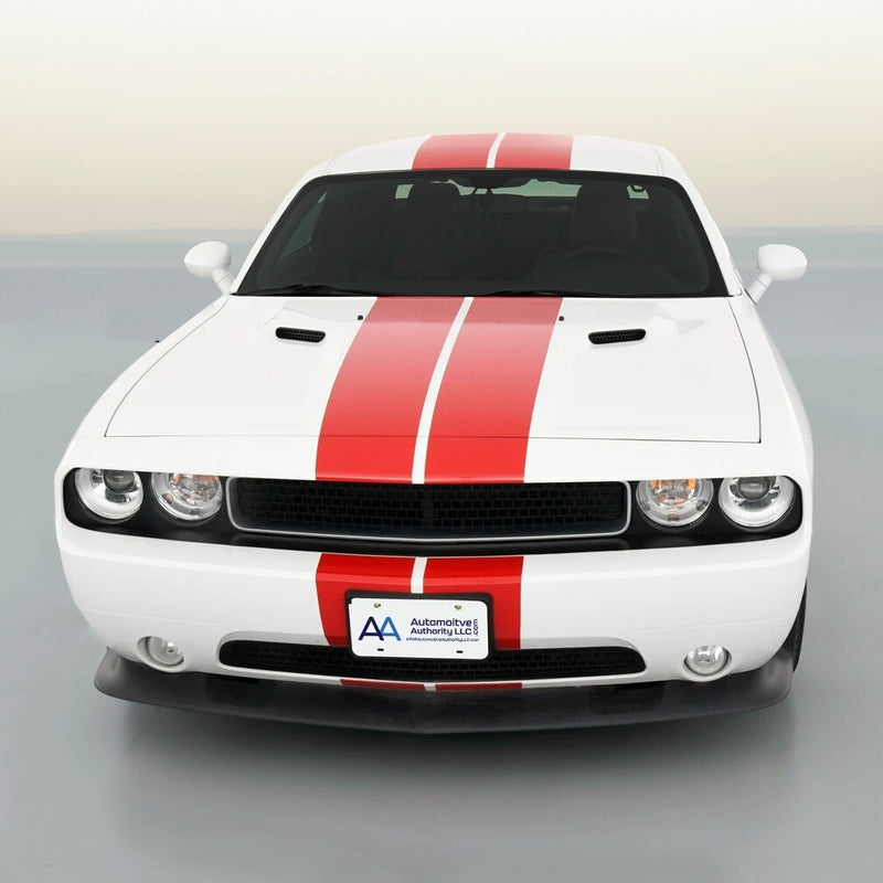 DURAFORCE Vinyl Rally Stripes Racing Stripe Hood Trunk Roof for Dodge Challenger 10 Inch