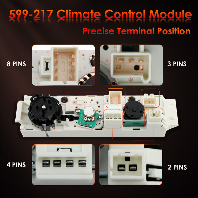 599217 HVAC Climate Control Module Panel for Chevrolet Express GMC Savana 96 20