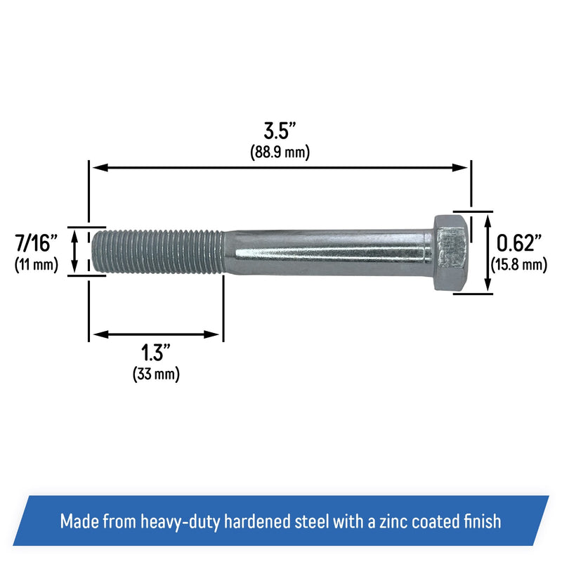 DURAFORCE 2 Clutch Bolt 710-3157A 710-04379A for Cub Cadet MTD White Columbia Craftsman