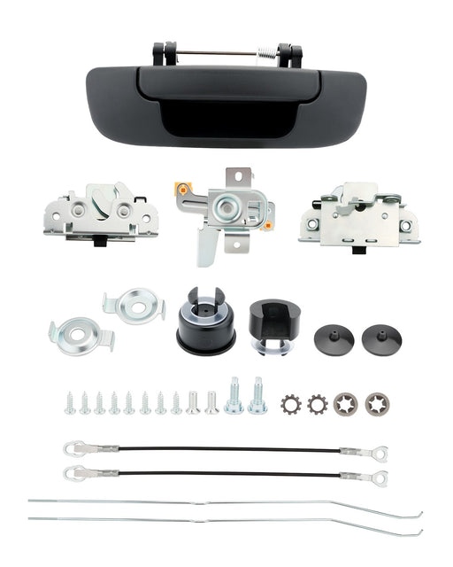 DURAFORCE Tailgate Latch Rebuild Kit Rear Handle Bezel for Dodge Ram 1500 2500 3500 02 09