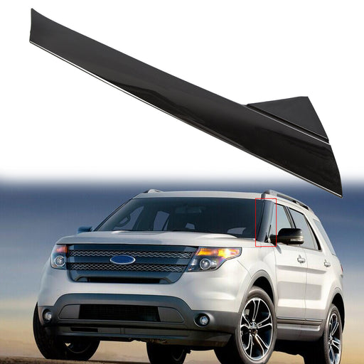 DURAFORCE For Ford Explorer 2011-2019 Windshield Outer Trim Molding Pillar Left Driver Side