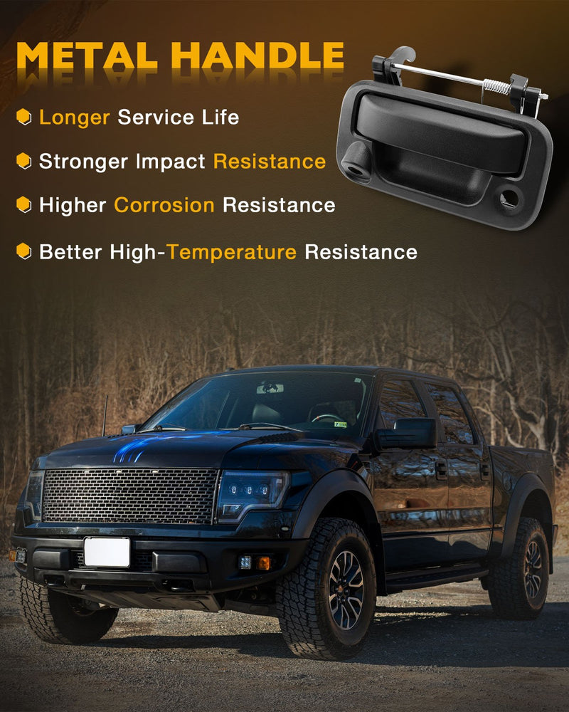 Metal Tailgate Latch Handle Camera Hole for Ford F150 F250 F350 Lincoln 04 16