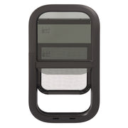 DURAFORCE 12" x 24" Vertical Slide RV Window w/Trim Ring & Screen For RV Cargo Trailer