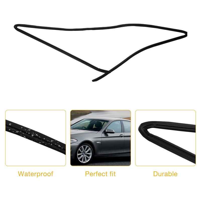 51317027916 Rear Windshield Upper Moulding Trim Seal For 2004-10 BMW 5 Series