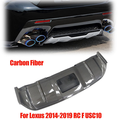 DURAFORCE For Lexus 2014 2015-2018 2019 RC F USC10 Carbon Fiber Rear bumper Lower Diffuser