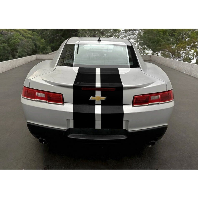 DURAFORCE 9 Inch Vinyl Rally Stripes Racing Stripe Kit Hood Trunk Roof for Chevy Camaro