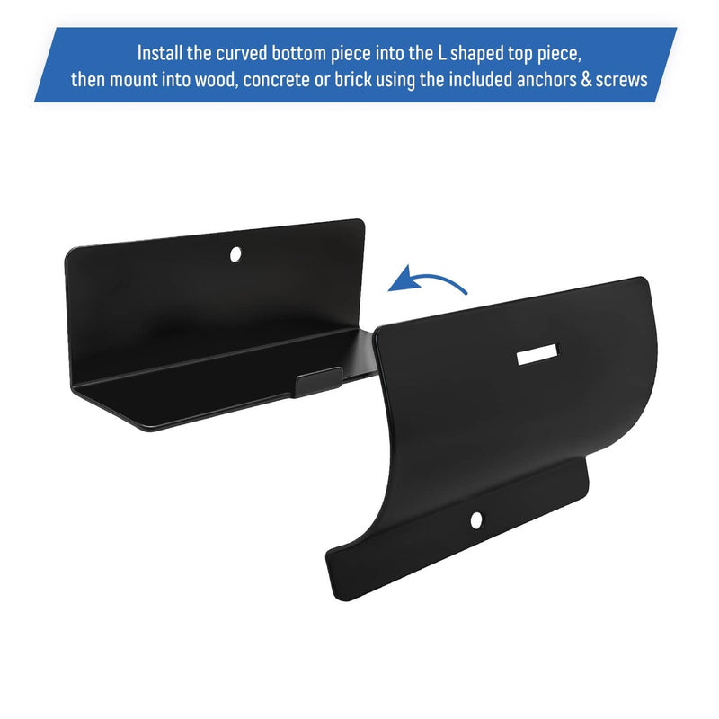DURAFORCE Wall Mount Ladder Wheelbarrow Hanger Hook Heavy Duty Storage for Garage 3 Pack
