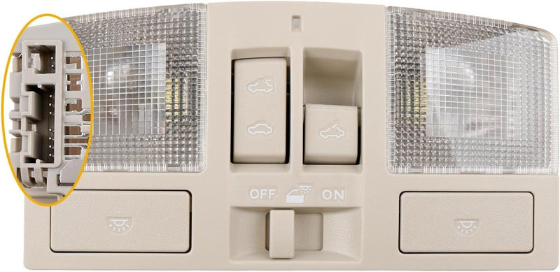 BBM669970B75 Overhead Console w LED Light & Sunroof Switch for 2010 2013 Mazda 3
