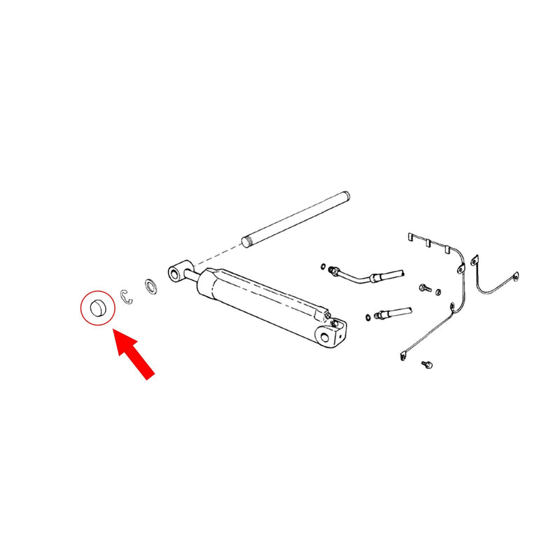 DURAFORCE 3857522 0778214 Tilt Trim Cylinder Pivot Pin Cap for Volvo Penta OMC Cobra