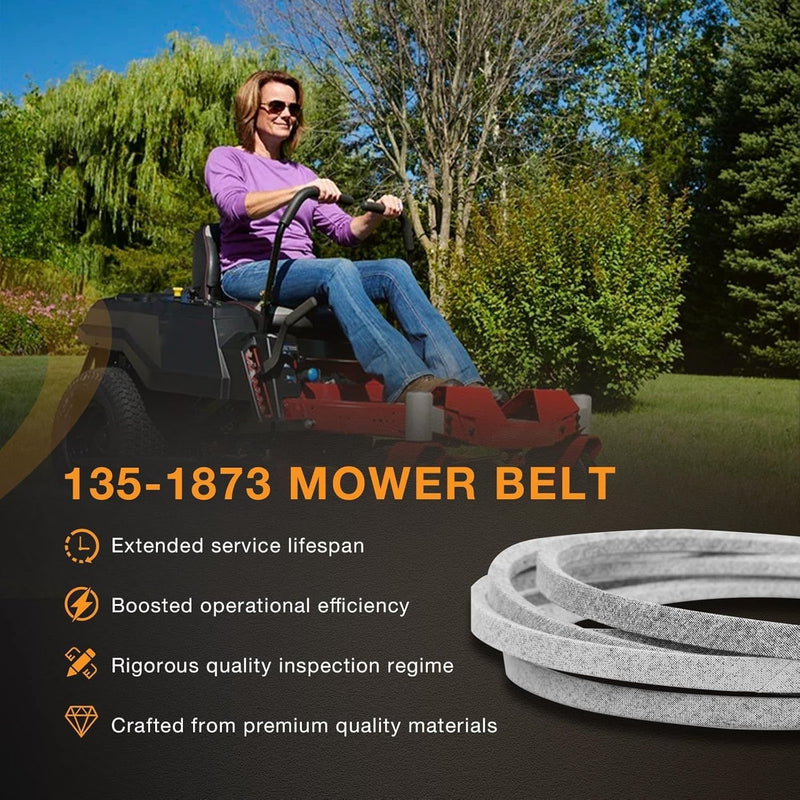 135-1873 Deck Belt for Toro 60in Cut Titan HD 1500 2000 Max Z 189x5/8in