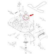 DURAFORCE 584953901 539107630 Blade Spindle Hex Head Screw Bolt for Husqvarna Poulan