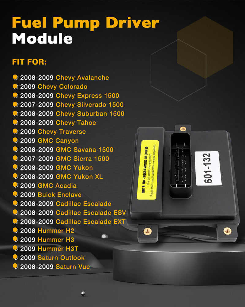 Fuel Pump Driver Module for 08-09 Chevy Avalanche GMC Cadillac Hummer Saturn