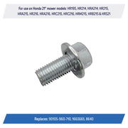 DURAFORCE 90105-960-710 Mower Blade Hex Bolts for Honda 21 Lawn Mowers 6 Pack