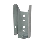 DURAFORCE Galvanized 2x4 Fence Bracket Connector for Wood Post Deck Rail 20 Gauge 10 Pack
