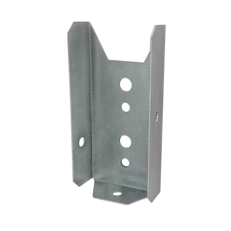 DURAFORCE Galvanized 2x4 Fence Bracket Connector for Wood Post Deck Rail 20 Gauge 10 Pack