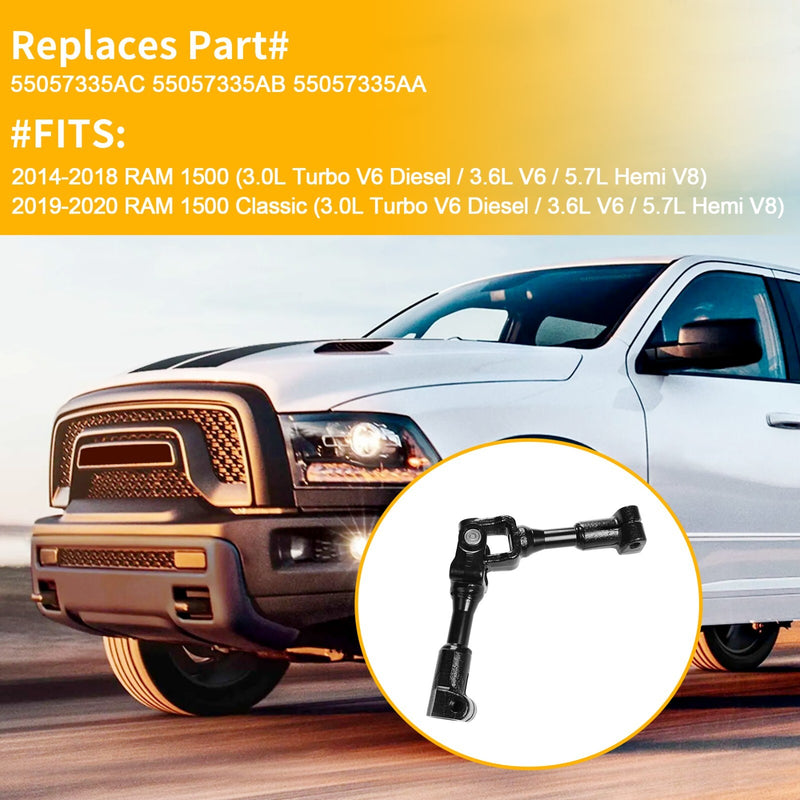 55057335AB Lower Steering Column Intermediate Shaft for 14-20 Dodge Ram 1500