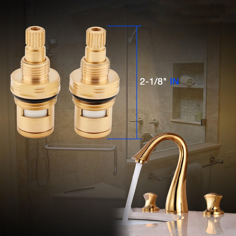 Brass Ceramic Valve Cartridge Set for CC Basin Faucet Cold Hot