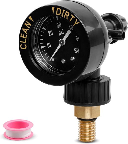 DURAFORCE Brass Air Gauge Release Valve Assembly for Jandy CL and CV DEL and DEV JS Series