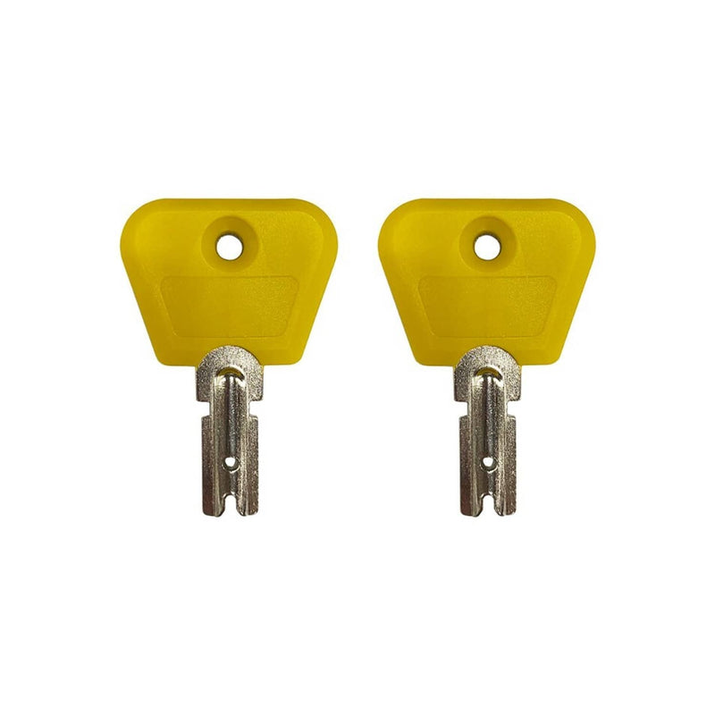 DURAFORCE Ignition Key for Clark Yale Hyster Forklift 2368655 2782017 7004147 2 Pack