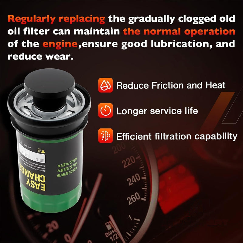 AUC12916 Oil Filter For John Deere E120 E130 E150 E160 E170 E180 Dry Filter