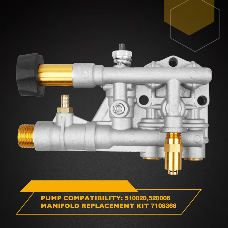 7108366 Cleaning Manifold Kit for 520006 Axial Cam Pressure Washer Pump
