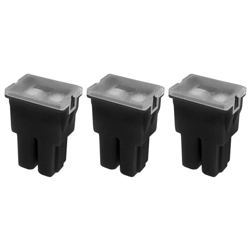 DURAFORCE 80A Straight Female Fuse Cartridge FLF PAL Auto Link for Car Truck RV SUV 3pk