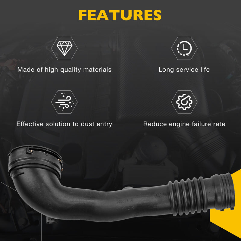 13717609811 Air Turbocharger Pipe Hose Rear Duct for BMW 535i 640i 740i X5 X6