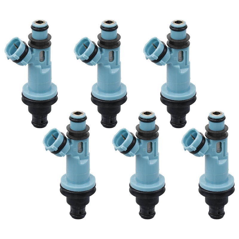2325046090 Fuel Injectors Set for Lexus GS300 IS300 SC300 Toyota Supra 98 to 05 6X