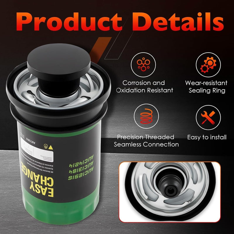 AUC12916 Oil Filter For John Deere E120 E130 E150 E160 E170 E180 Dry Filter