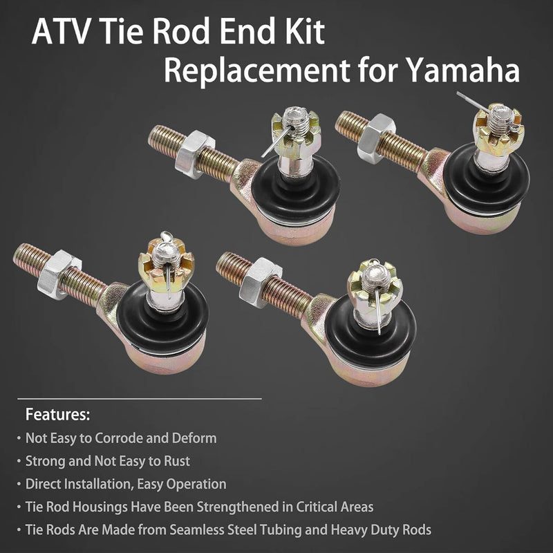Tie Rods with End Kit Ball Joint for Yamaha Banshee 350 YFZ350 1987 2006 2