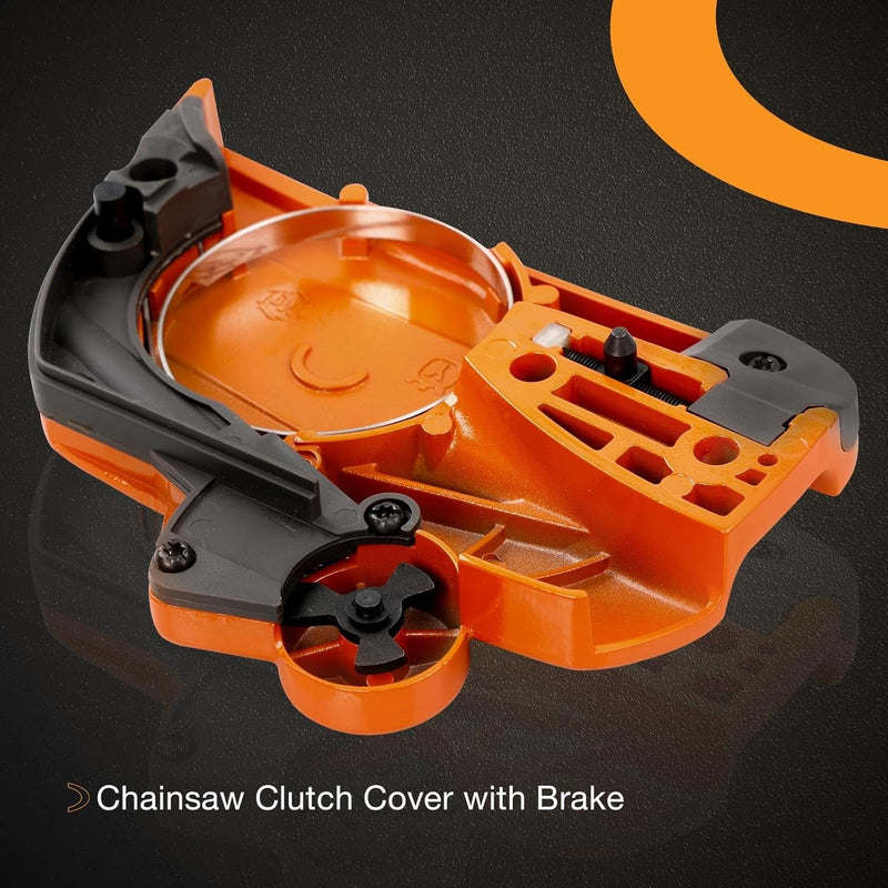 537286301 Chainsaw Clutch Cover With Brake For Husqvarna 455 460 Rancher