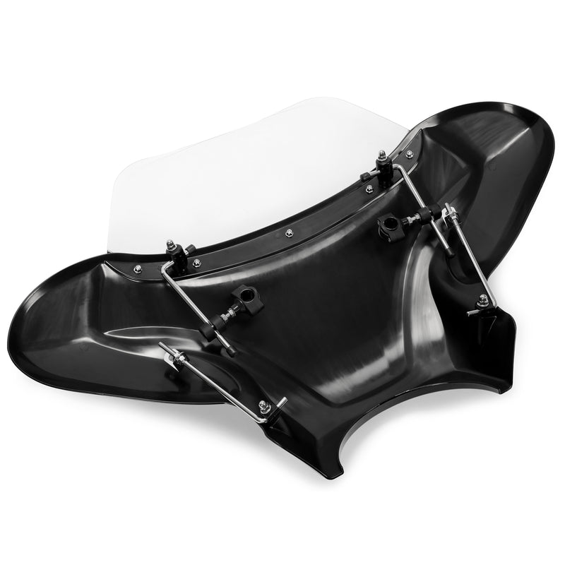 Front Batwing Fairing Windshield for Harley Yamaha Honda Motorcycle ABS