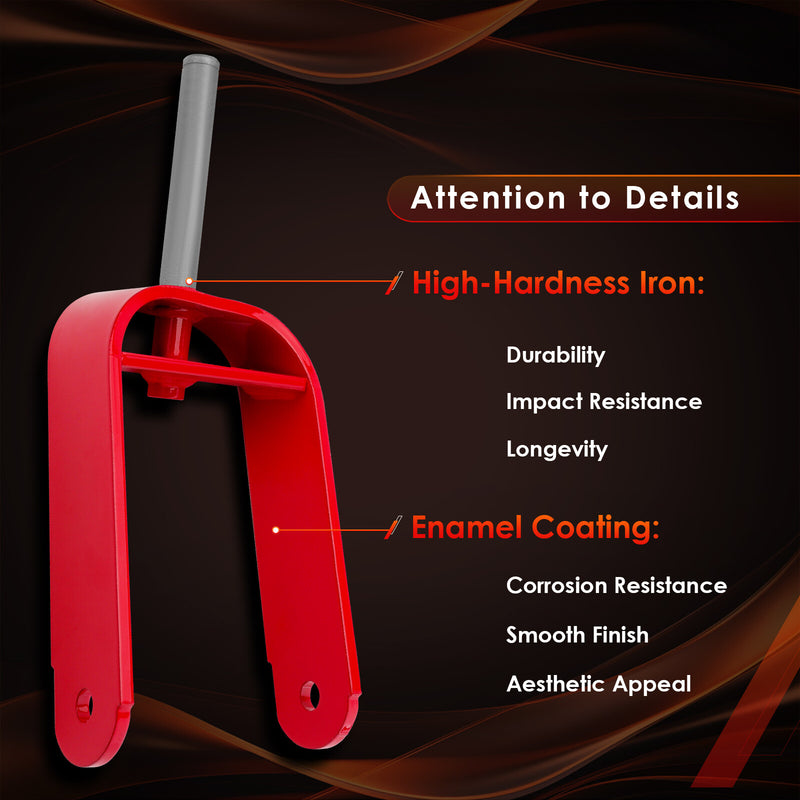 110-6581-01 Caster Fork for Toro TimeCutter 74330 74325 Zero Turn Mower Red