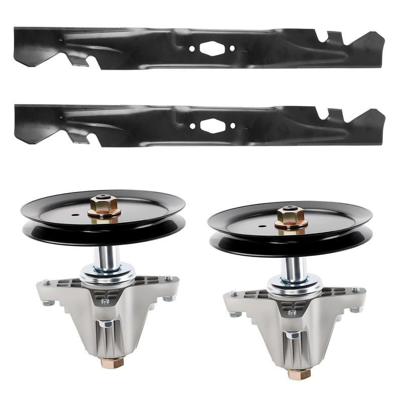 618P09395 Mower Deck Spindle for Cub Cadet Craftsman Z5400 Mustang Z46 2 Blades